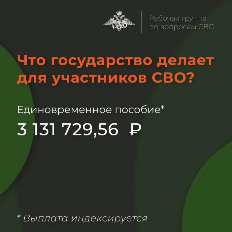 Что государство делает для участников СВО?