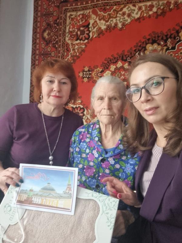 Отмечает свой 90-летний юбилей труженик тыла, ветеран труда, жена участника ВОВ - Иванова Харитина Федосеевна!