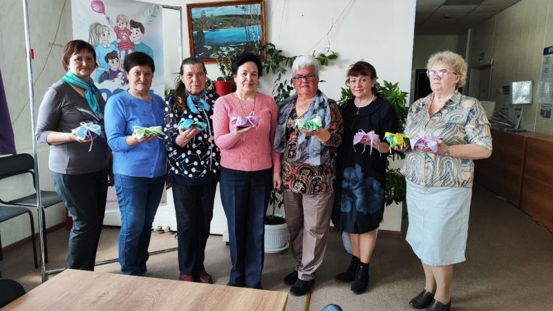 В канун Пасхи в Центре прошла встреча для участниц клуба "Надежда", посвященная пасхальной неделе