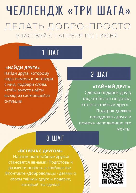 Челлендж «Три шага»: двигаемся вперед, двигаемся вместе