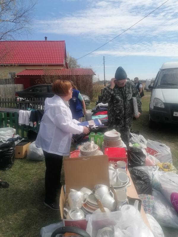 В д. Логоушка работал специальный пункт выдачи