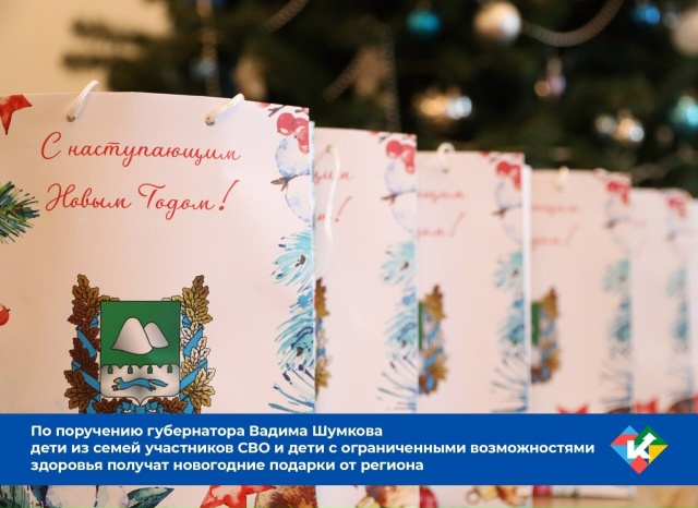 В этом году 8500 маленьких жителей Курганской области получат сладкие подарки от региона