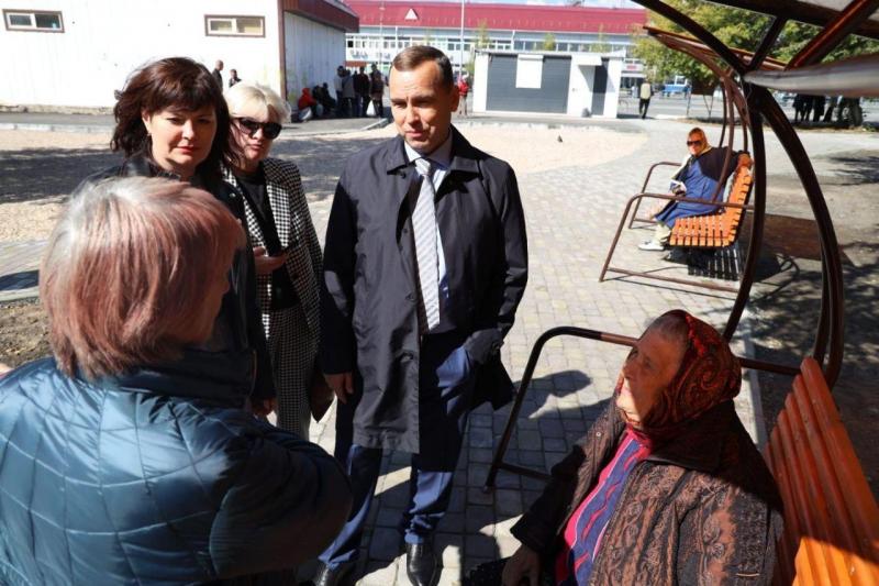 «Сквер Милосердия» в Кургане продолжает работу